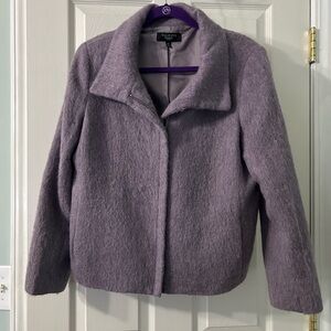 Talbots Women's Soft Purple Teddy Jacket